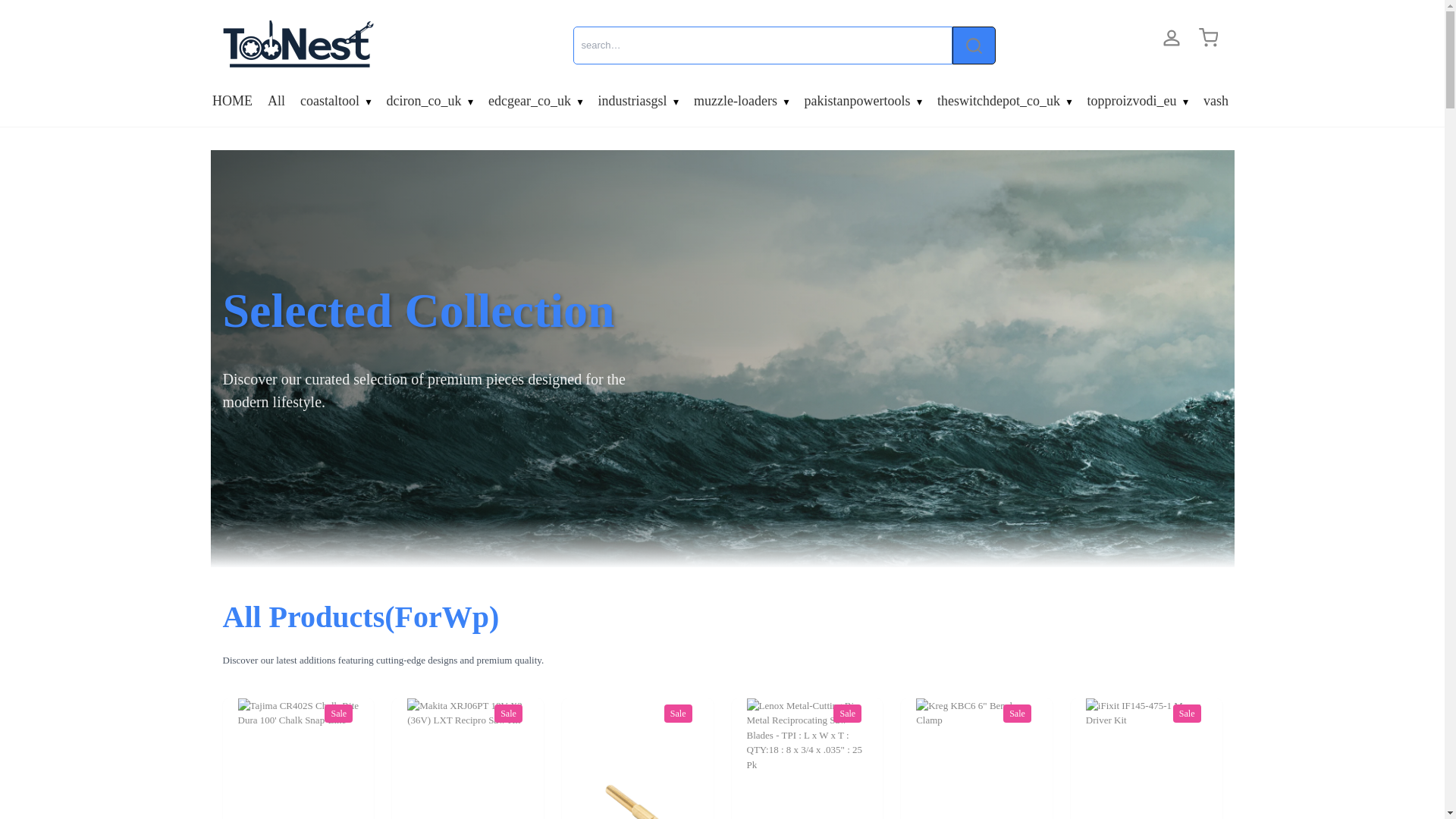 website screenshot of https://toolnestbrand.com/