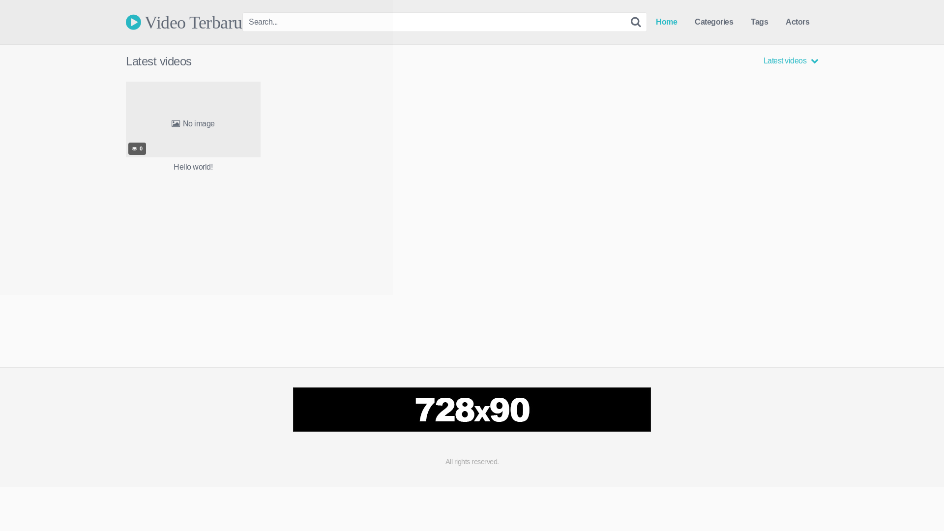 website screenshot of https://videoterbaru.store/