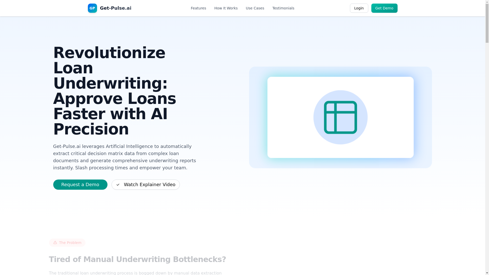 website screenshot of https://loan-ai-website.pages.dev/