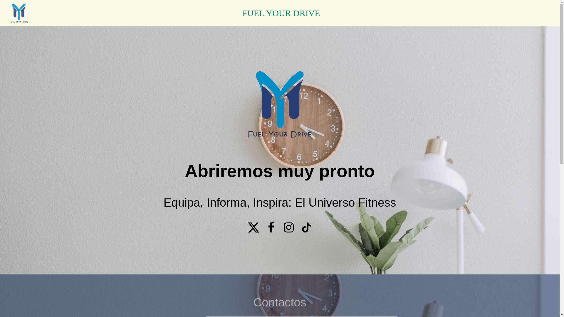website screenshot of https://fuelyourdrive.cl/