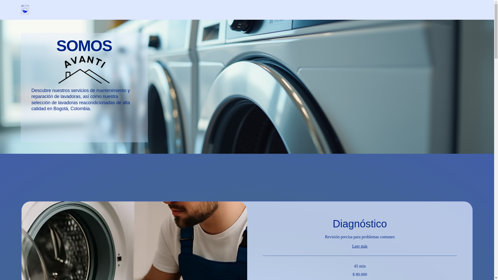 website screenshot of https://avantilineahogar.com/