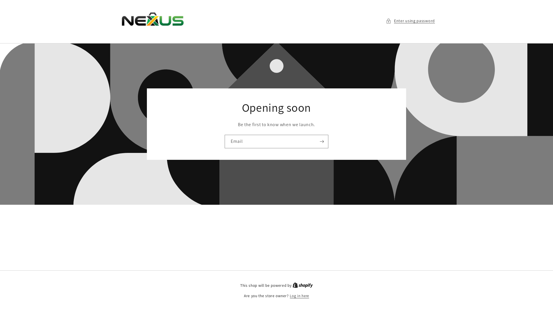 website screenshot of https://nexusshopnow.com/