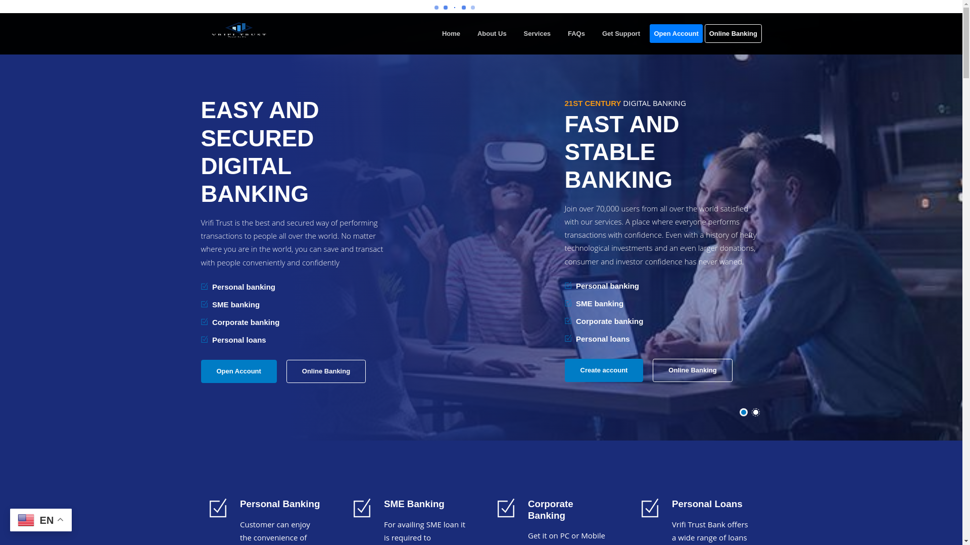 website screenshot of https://tvfybank.com/