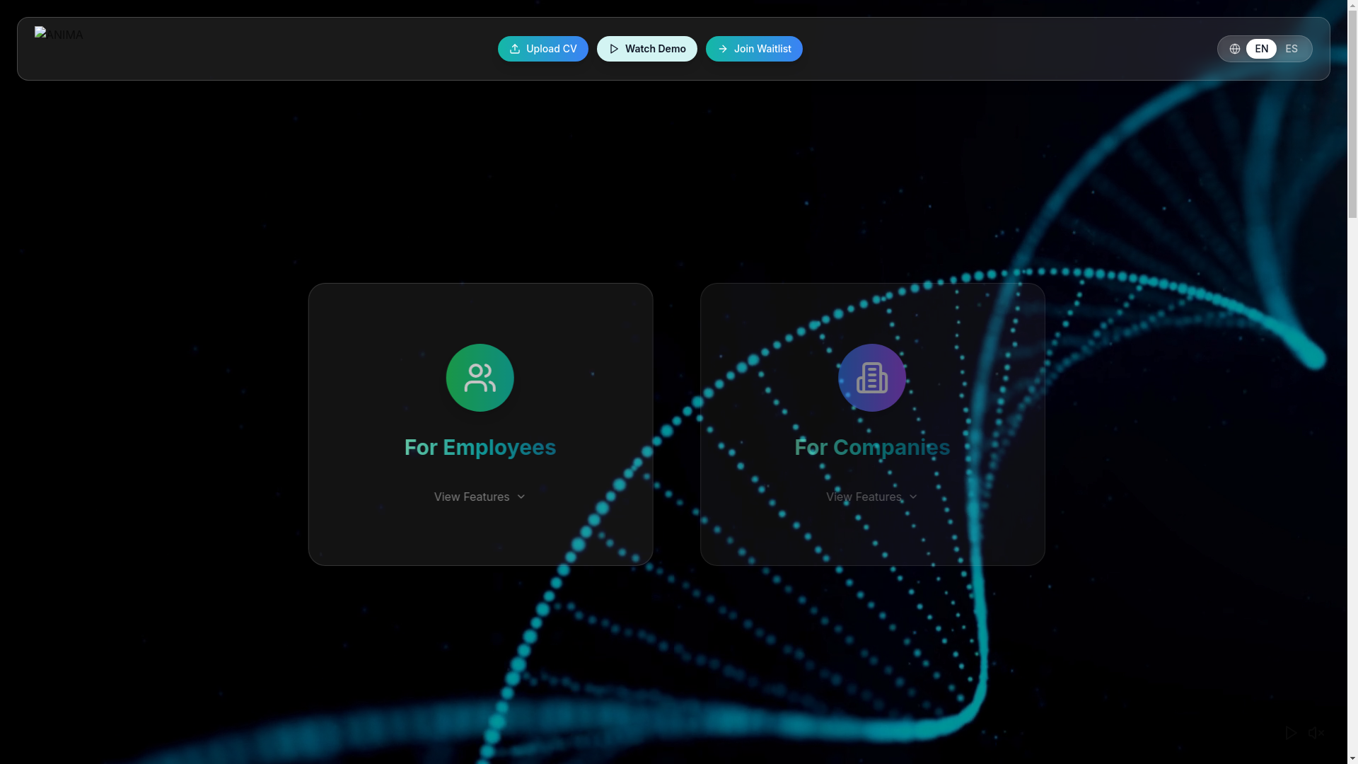 website screenshot of https://anima-hr.com/