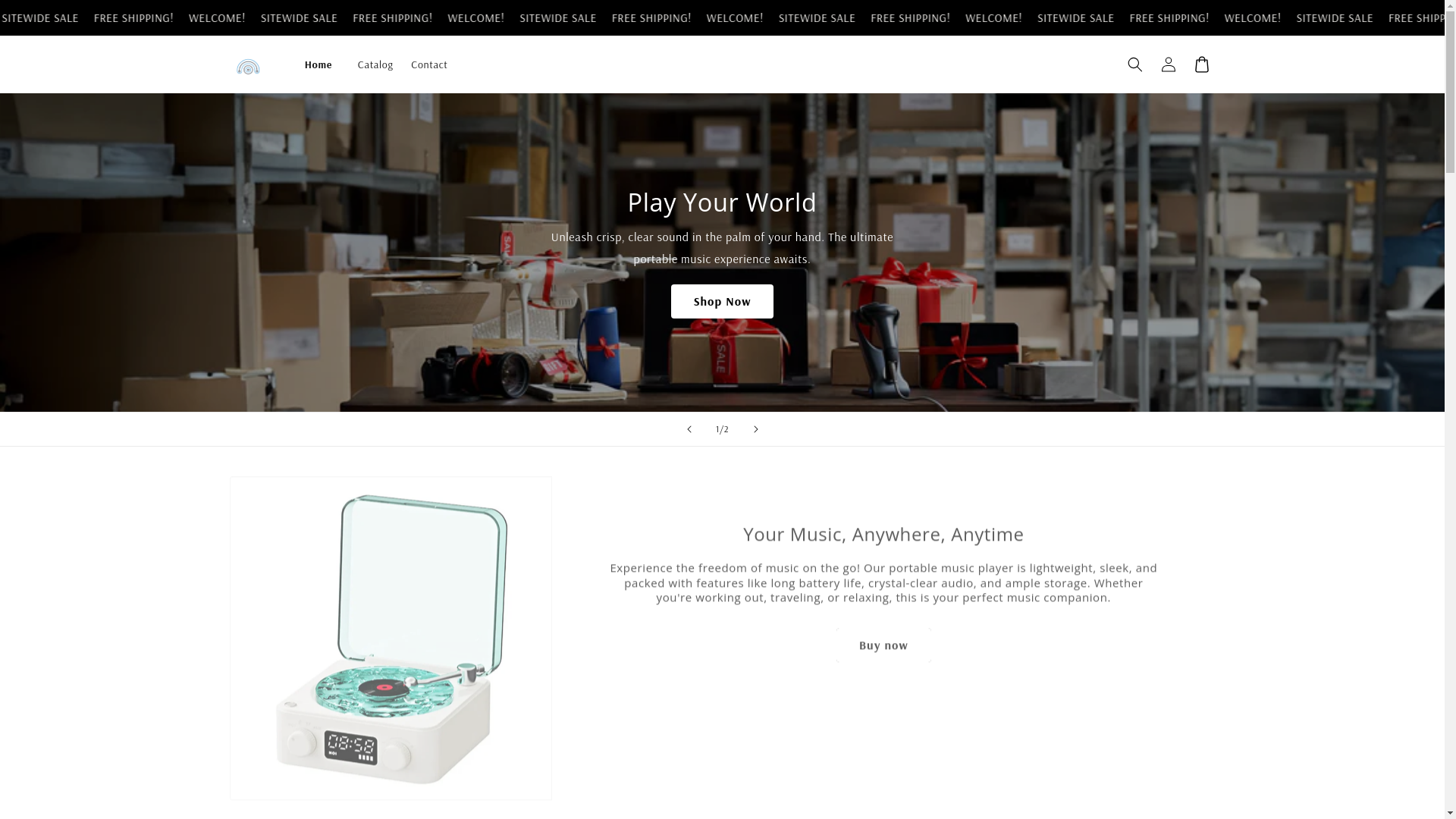 website screenshot of https://casispeakers.store/