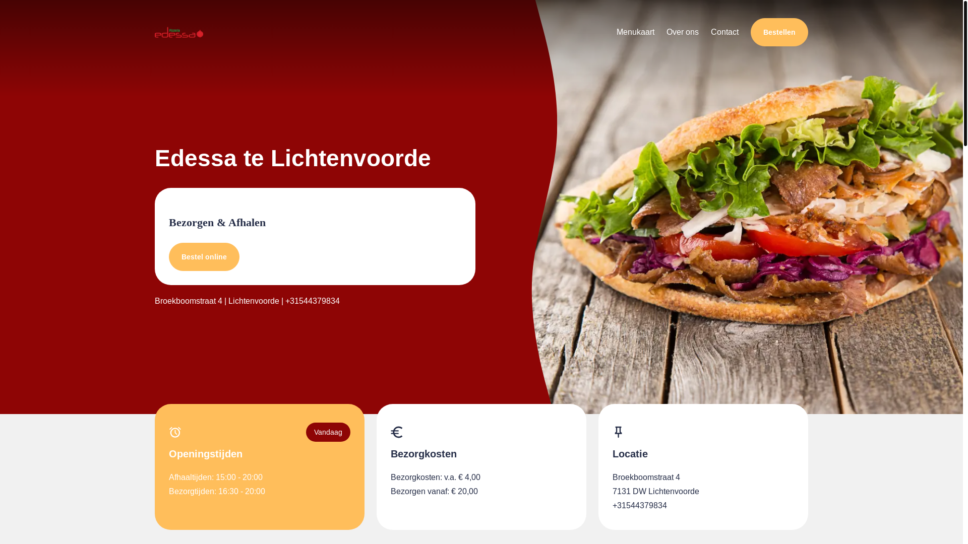 website screenshot of https://pizzeria-edessa-lichtenvoorde.nl/