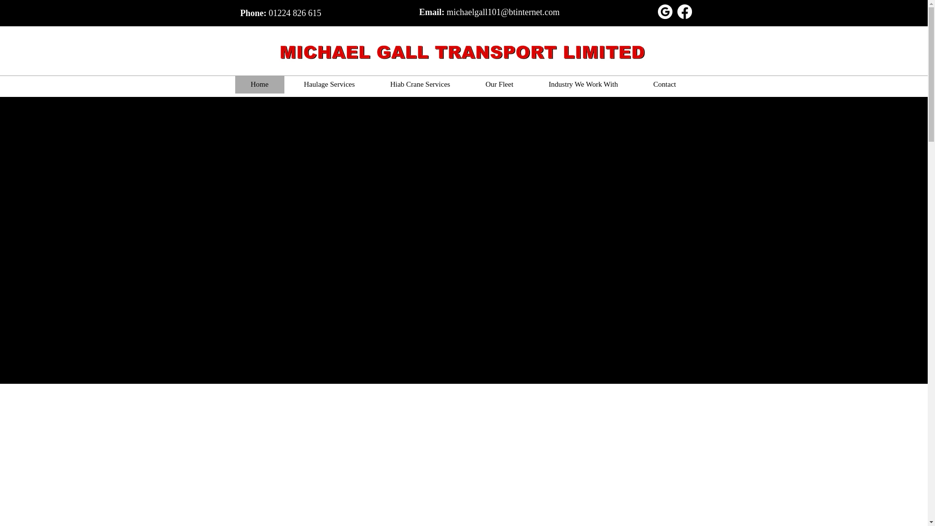 website screenshot of https://haulageserviceaberdeenshire.co.uk/