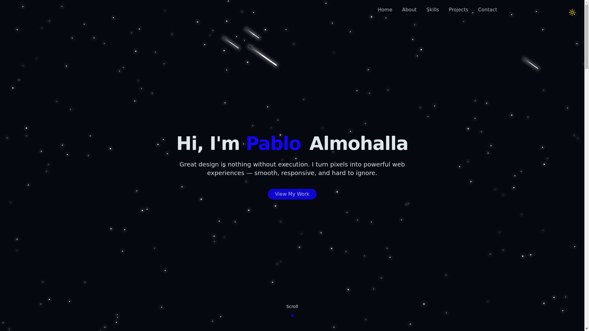 website screenshot of https://pabloalmohalla.es/