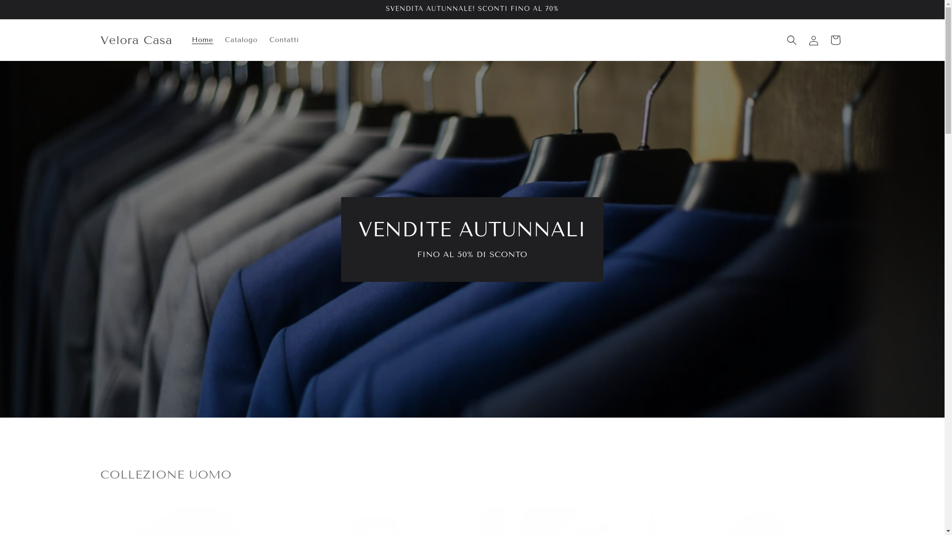 website screenshot of https://velora-casa.com/