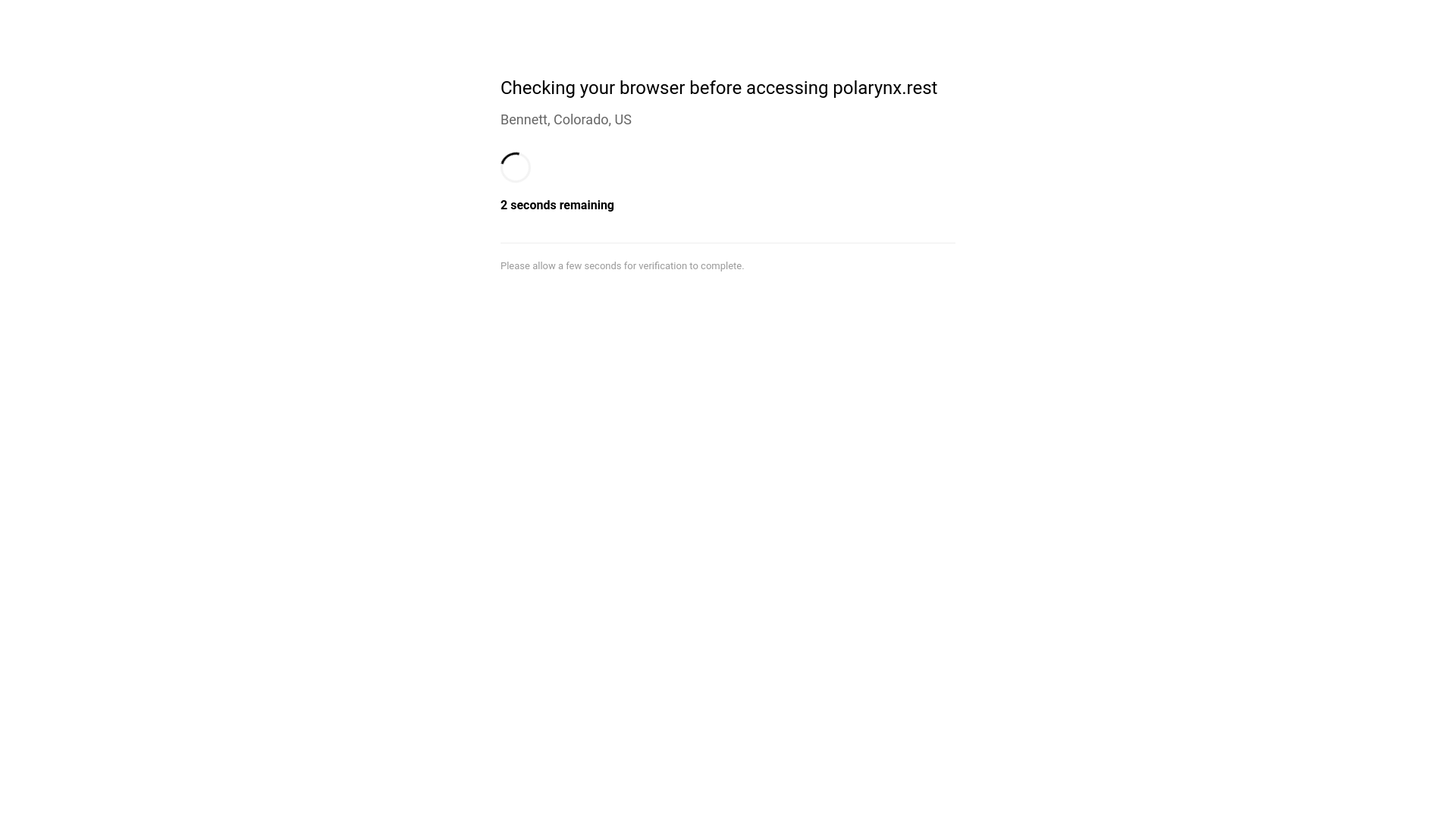 website screenshot of https://polarynx.rest/