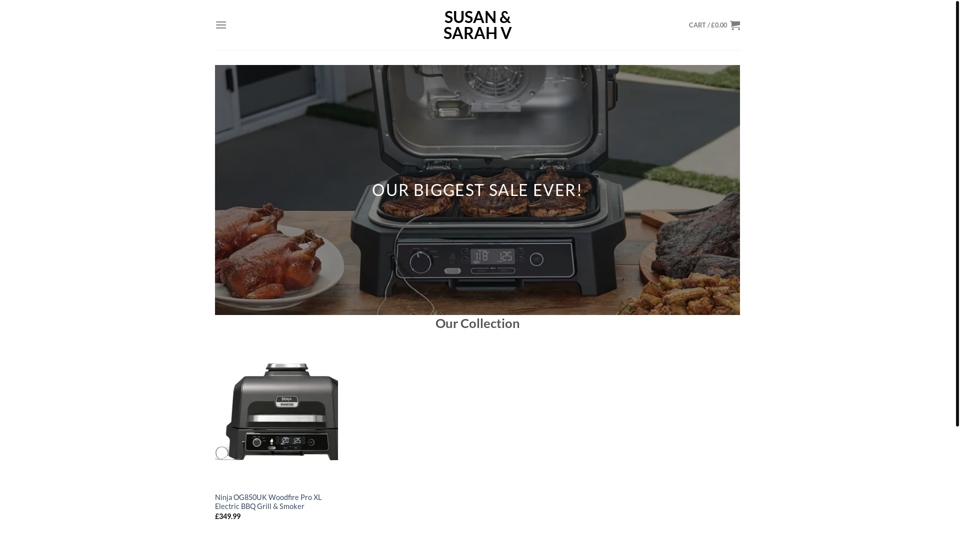 website screenshot of https://susansarahv.com/