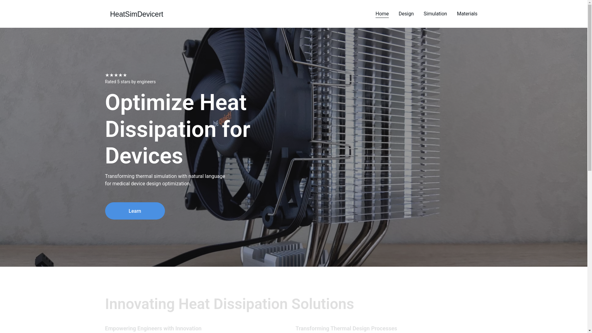 website screenshot of https://heatsimdevicert.click/