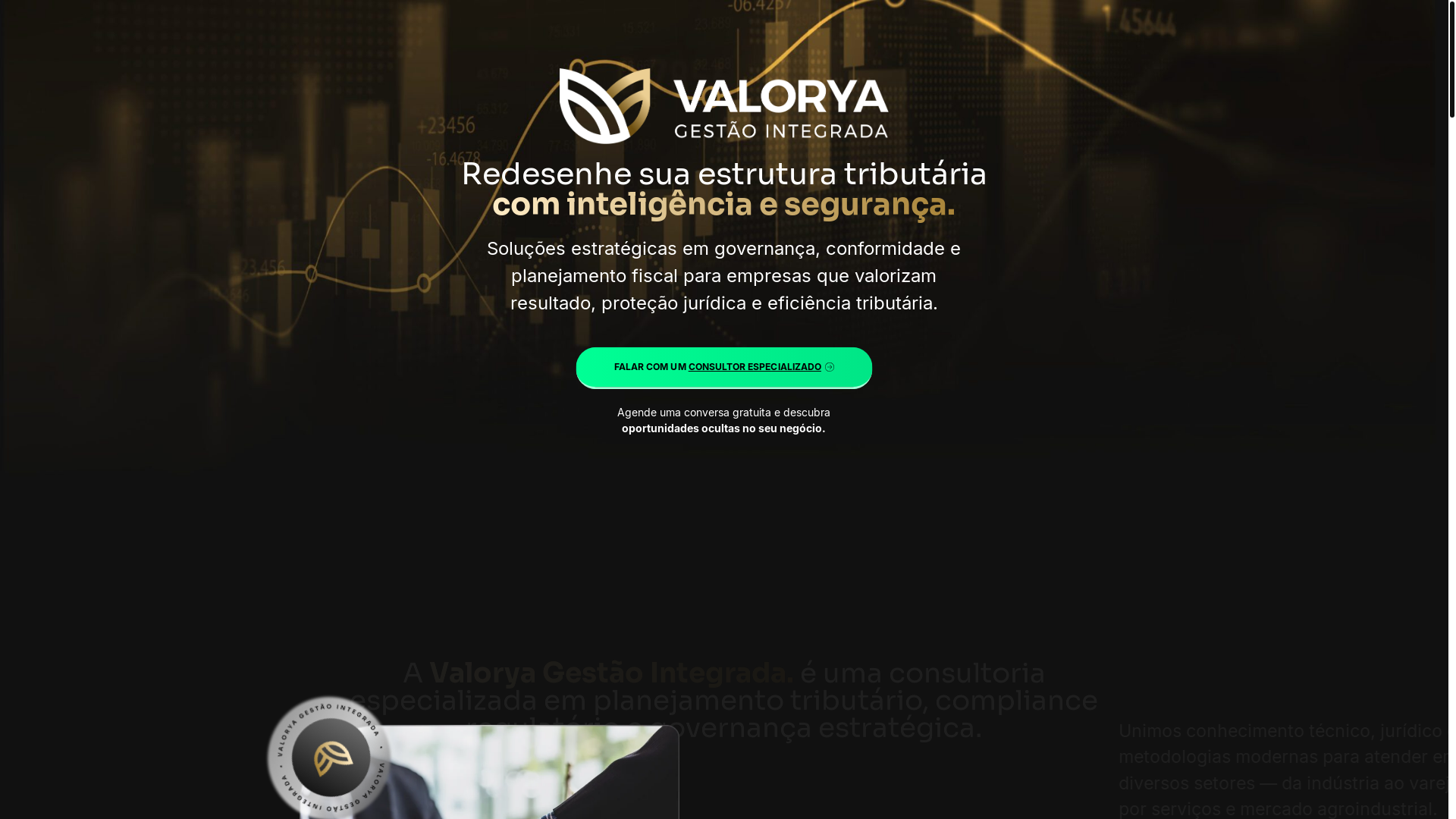 website screenshot of https://valoryatax.com.br/