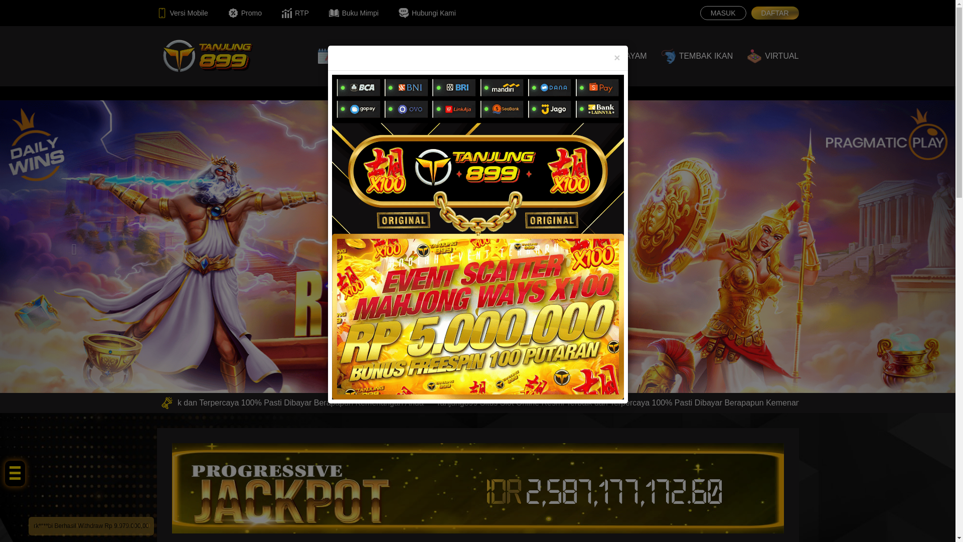 website screenshot of https://semangatkita.rest/