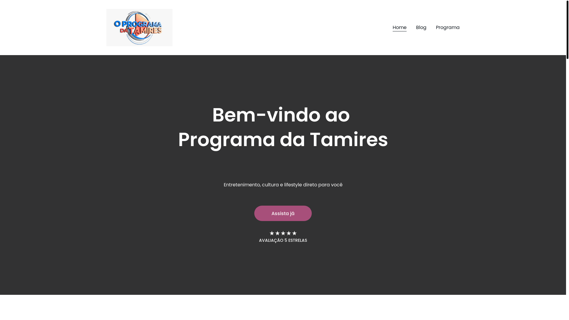 website screenshot of https://oprogramadatamires.com/