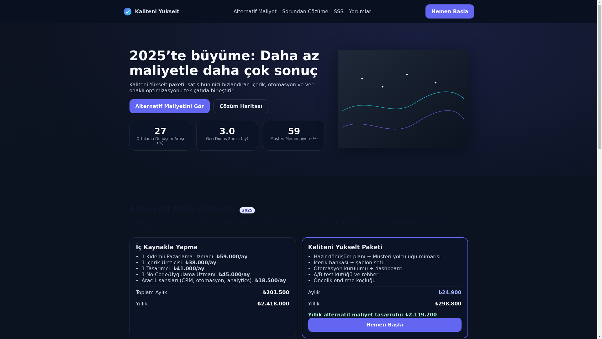 website screenshot of https://kaliteniyukselt1.pages.dev/