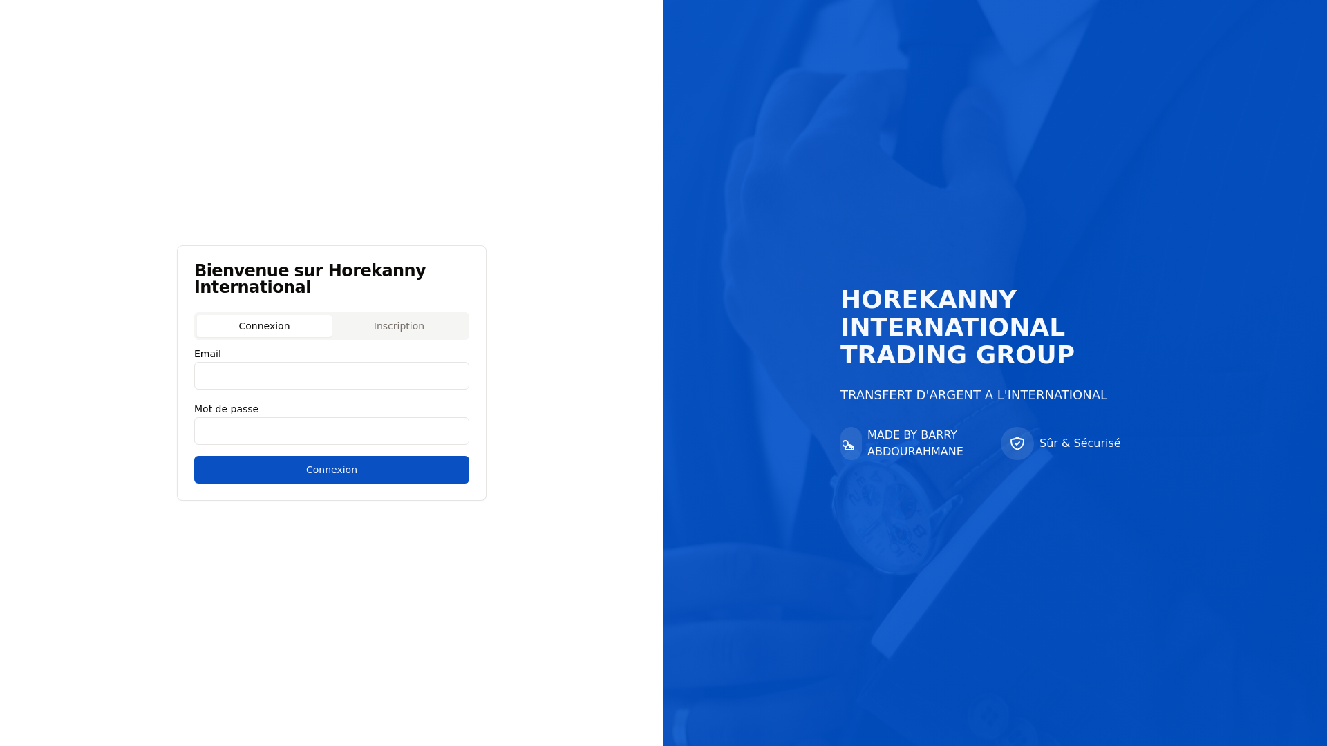 website screenshot of https://horekannytransfer.com/