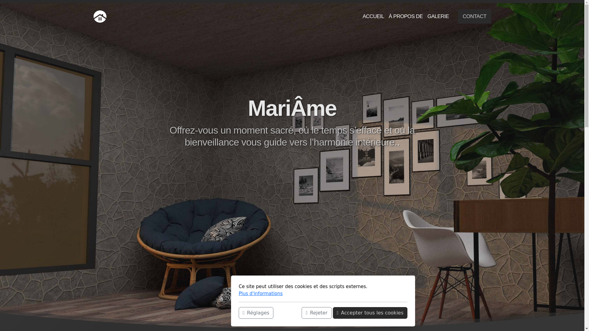 website screenshot of https://mariame.ch/