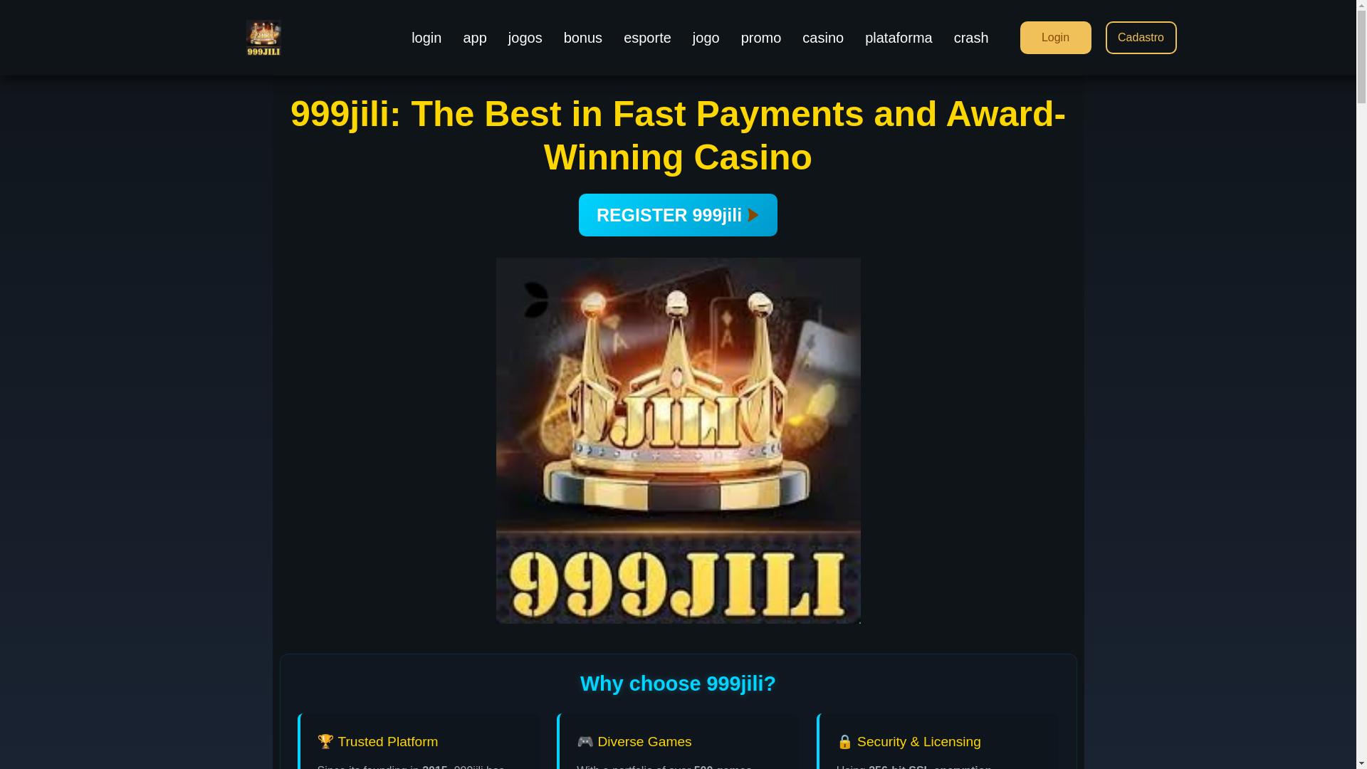 website screenshot of https://999jilislot.com/