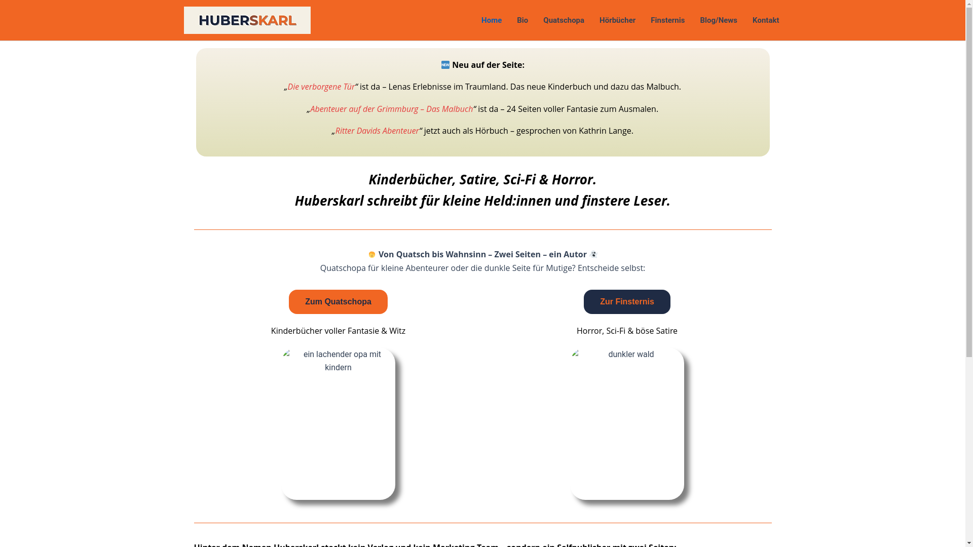 website screenshot of https://quatschopa.de/