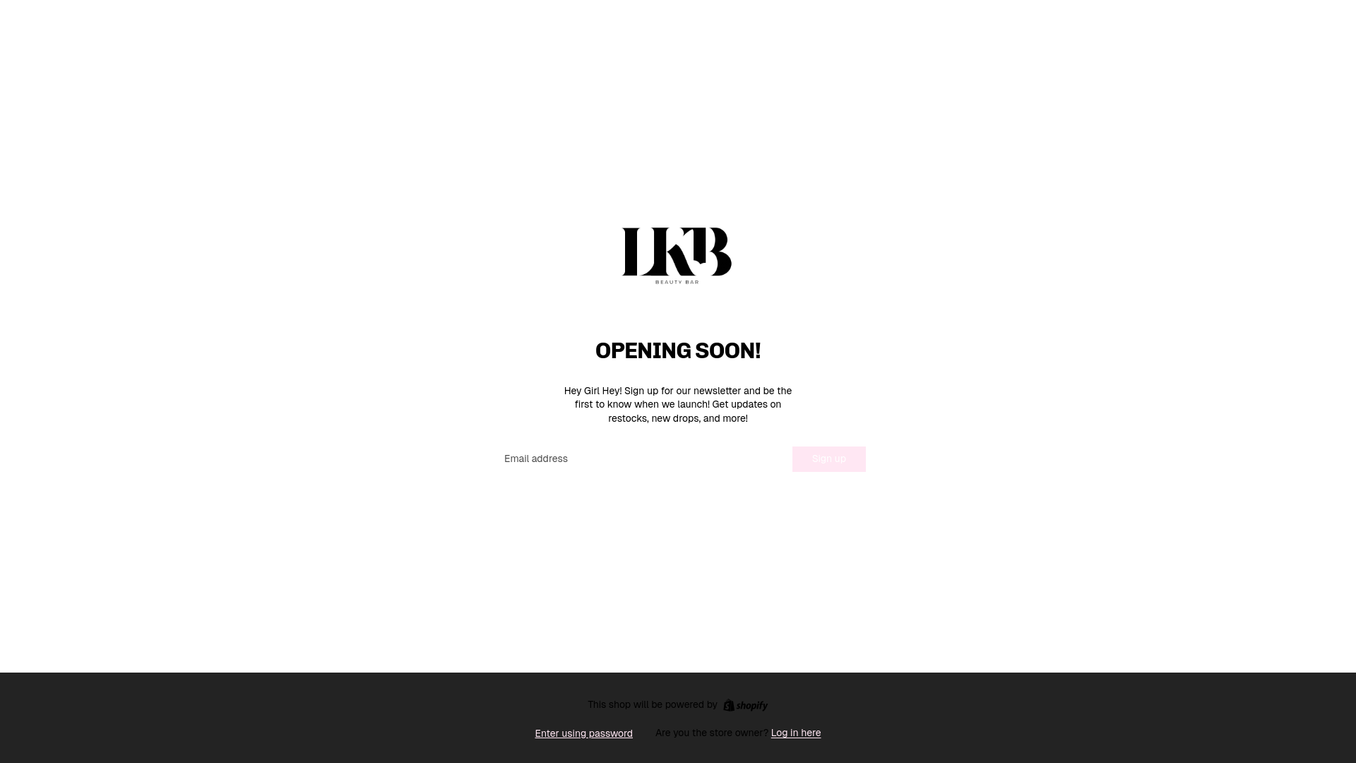 website screenshot of https://liakishawnbeauty.com/