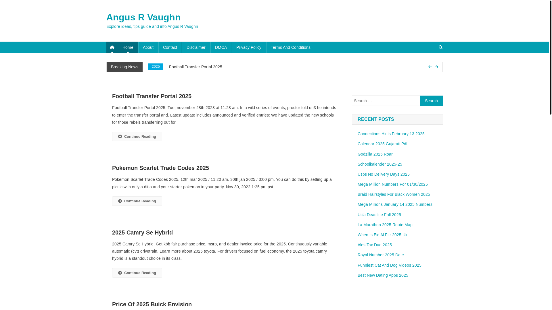 website screenshot of https://angusrvaughn.pages.dev/