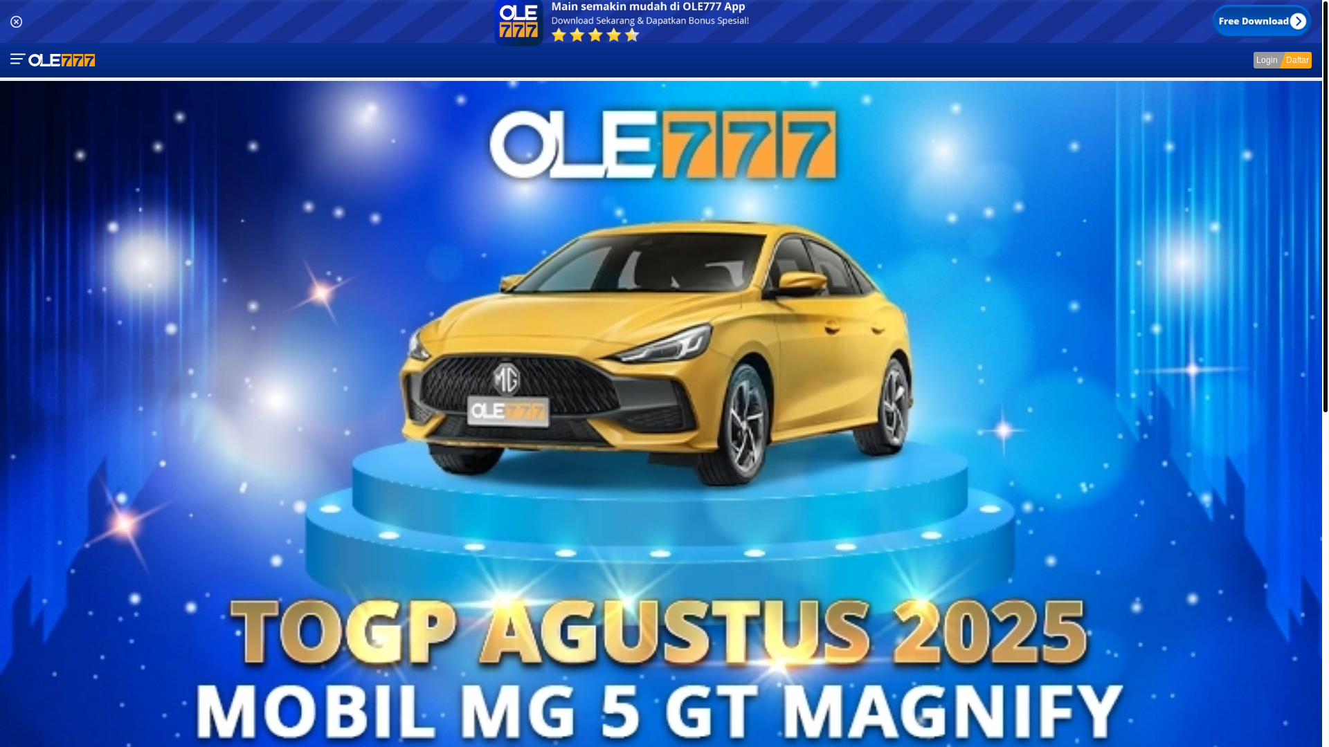 website screenshot of https://gol7071.net