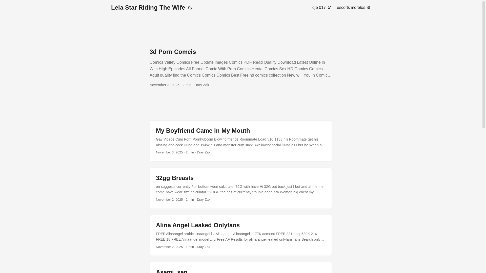 website screenshot of https://lela-star-riding-the-wife.pages.dev/