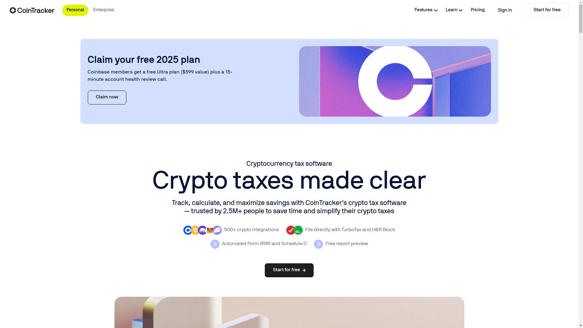 website screenshot of https://cointarcker.in/