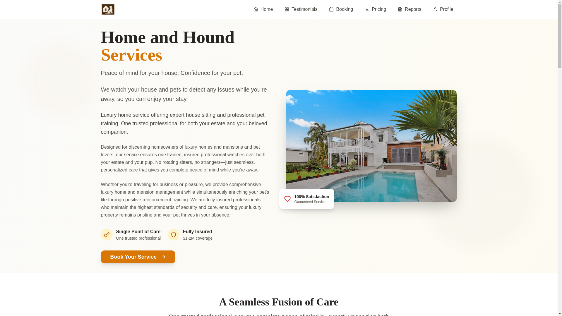 website screenshot of https://handdsitter.com/