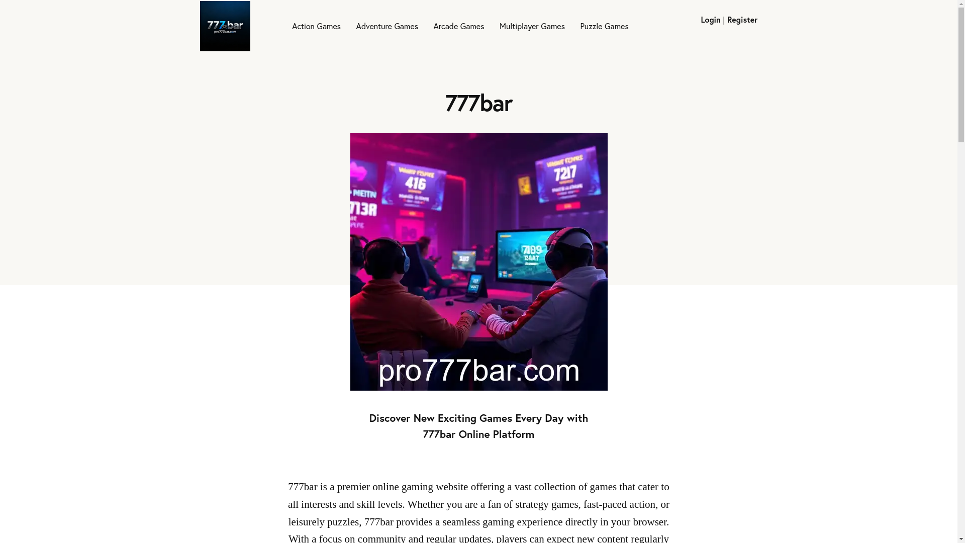 website screenshot of https://pro777bar.com/