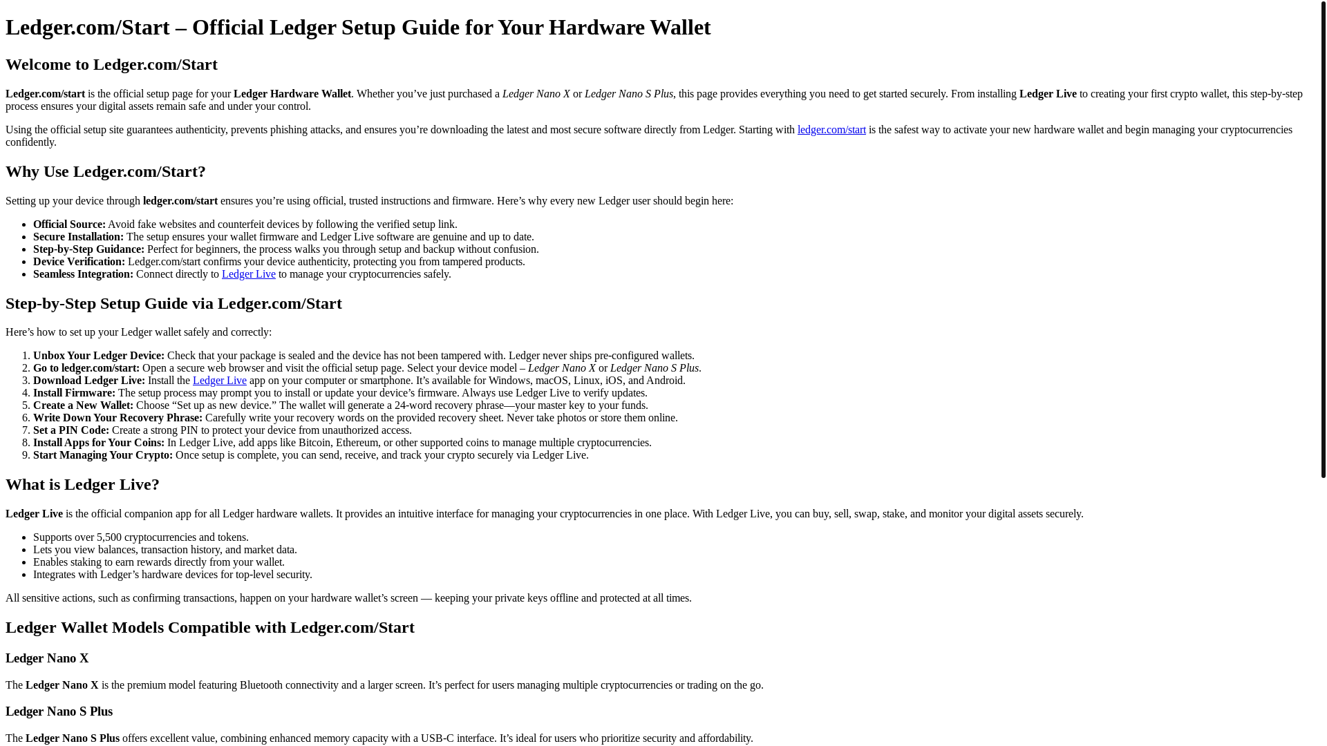 website screenshot of https://start-ledger-auth.pages.dev/
