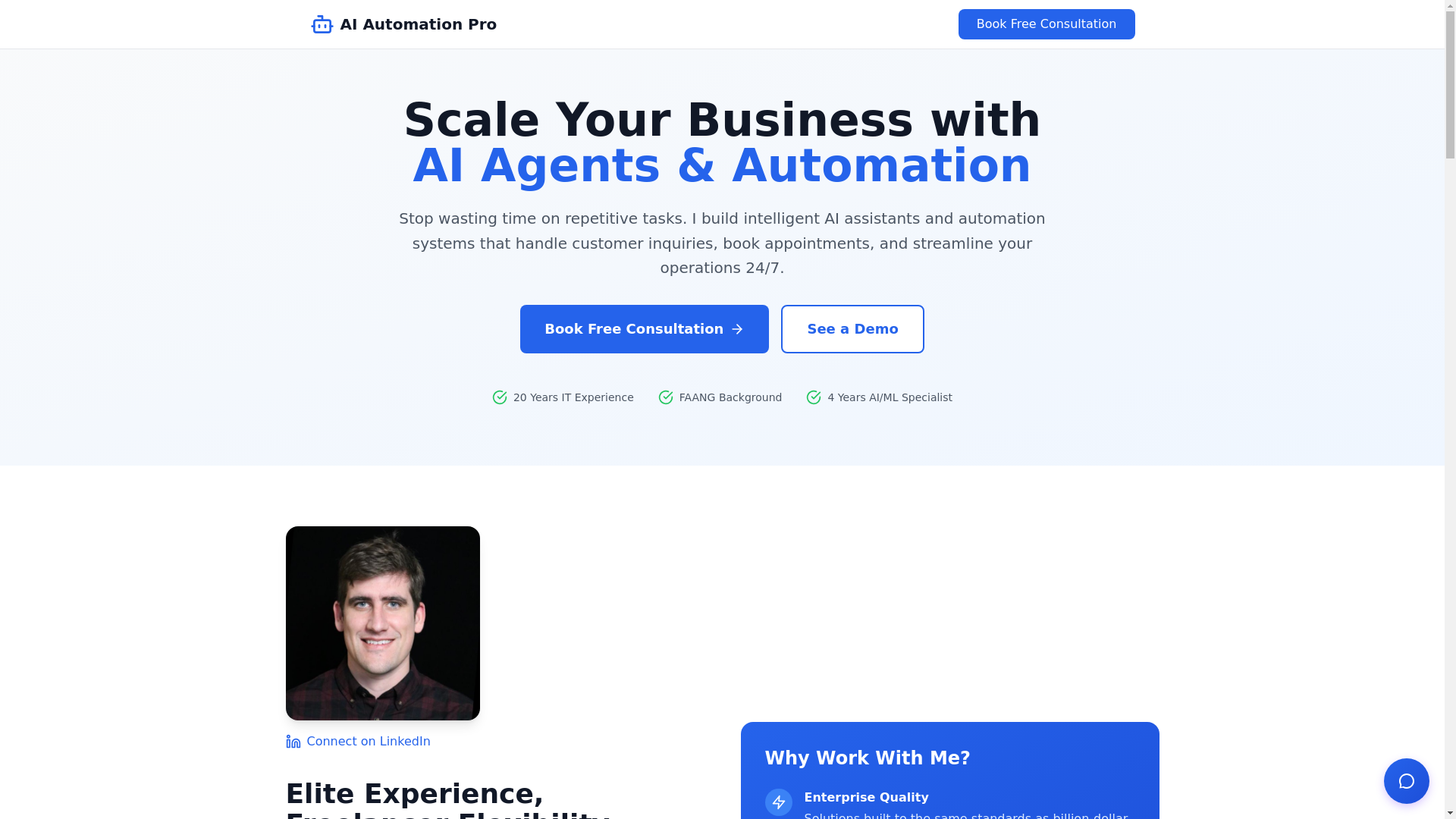 website screenshot of https://tryaisanc.com/