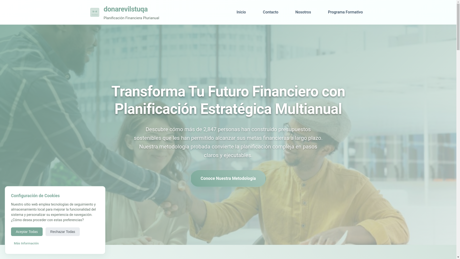 website screenshot of https://donarevilstuqa.com