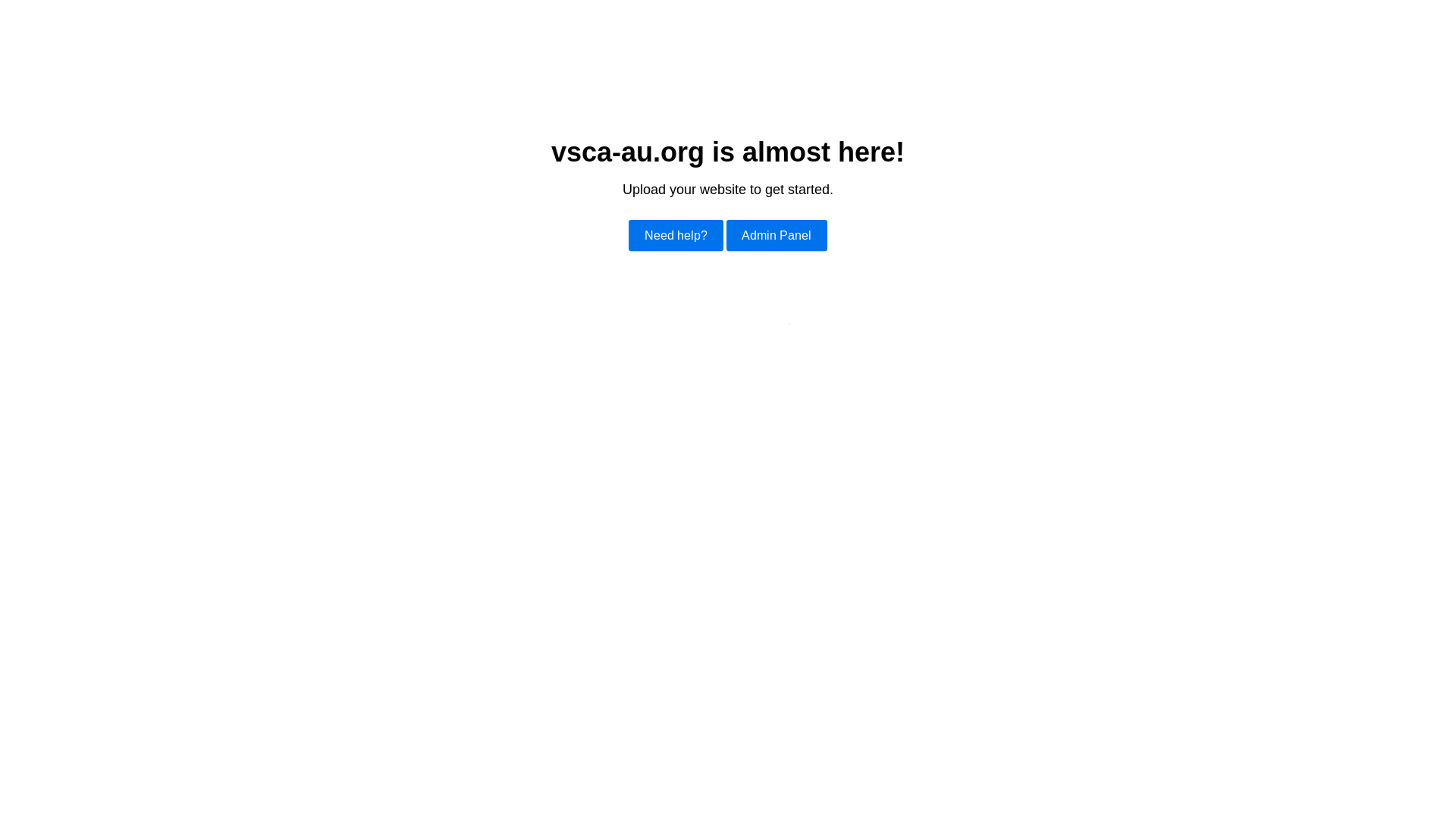 website screenshot of https://vsca-au.org/