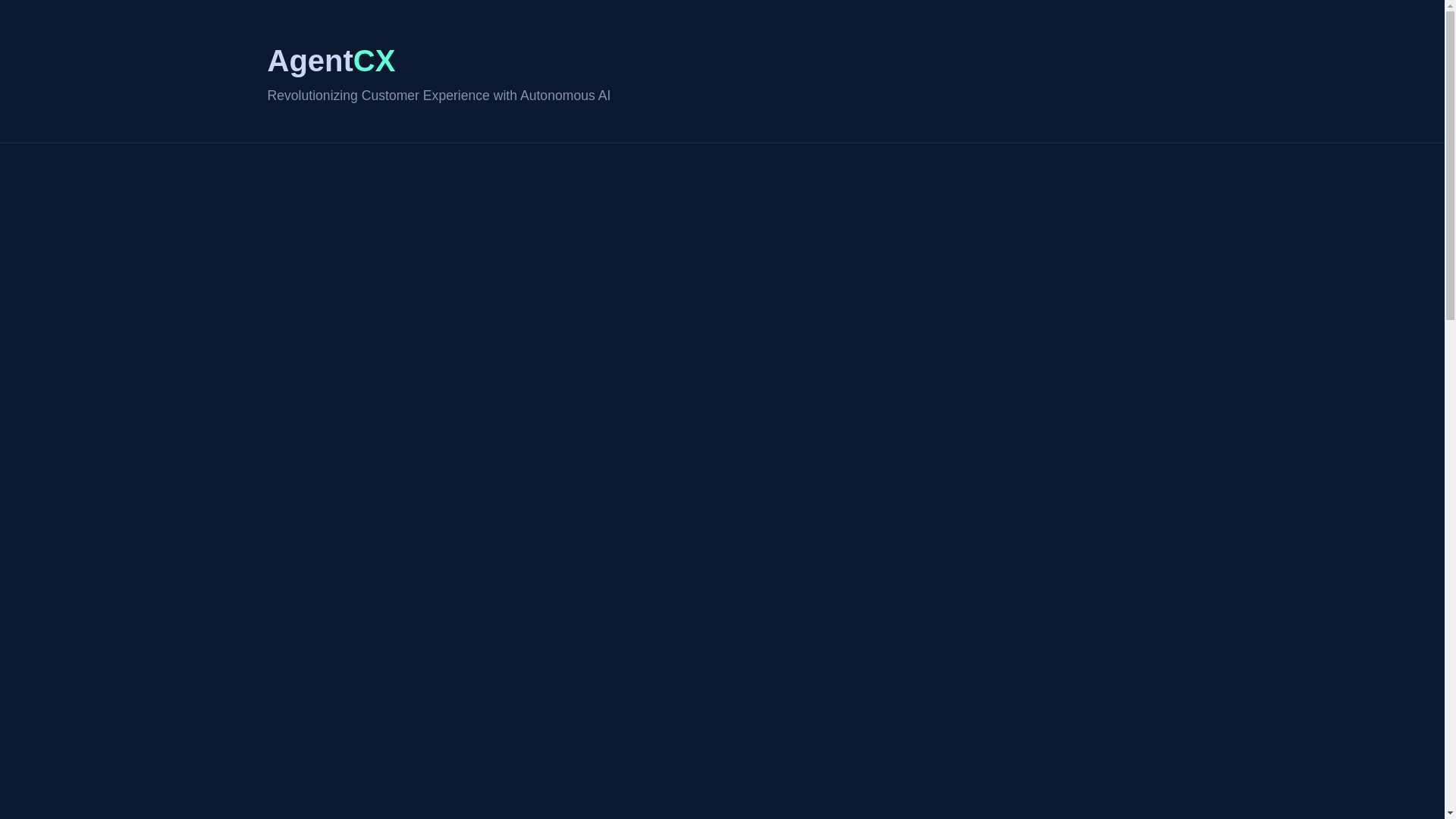 website screenshot of https://agentcx.pages.dev/