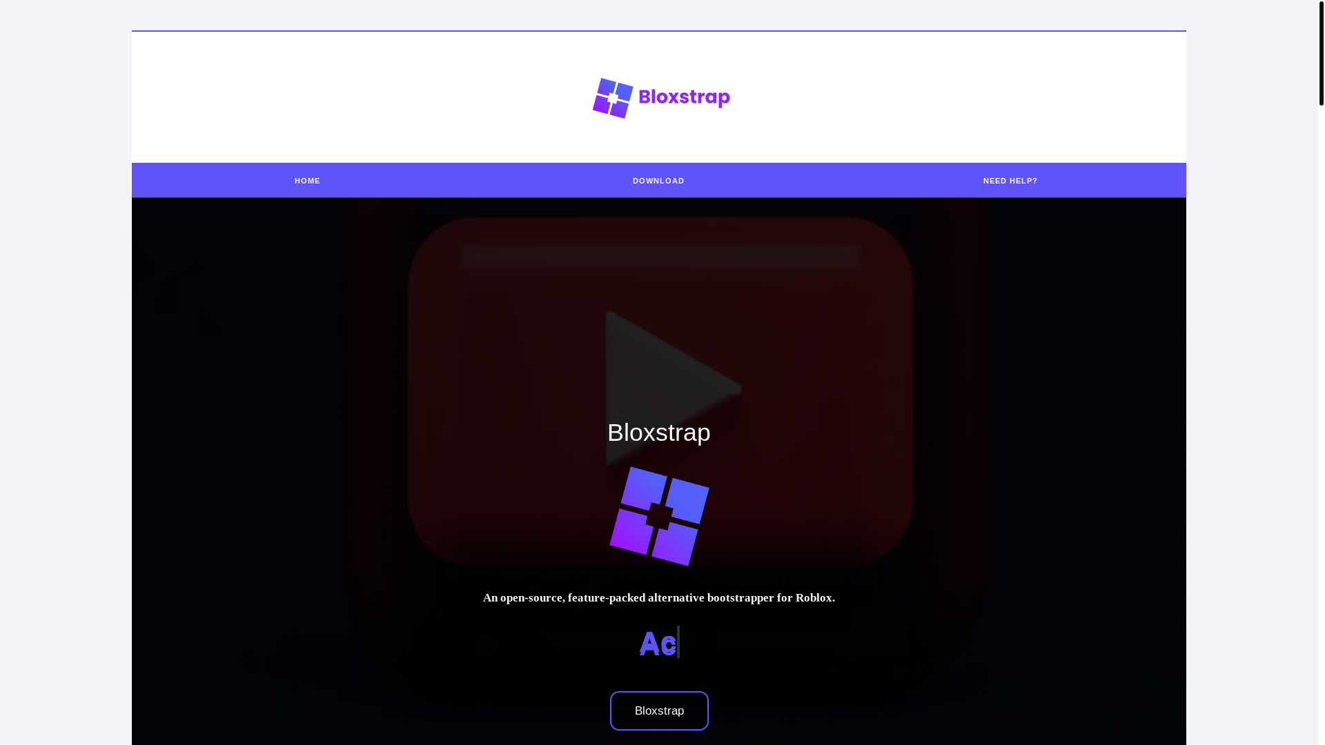 website screenshot of https://bloxstrap.org/