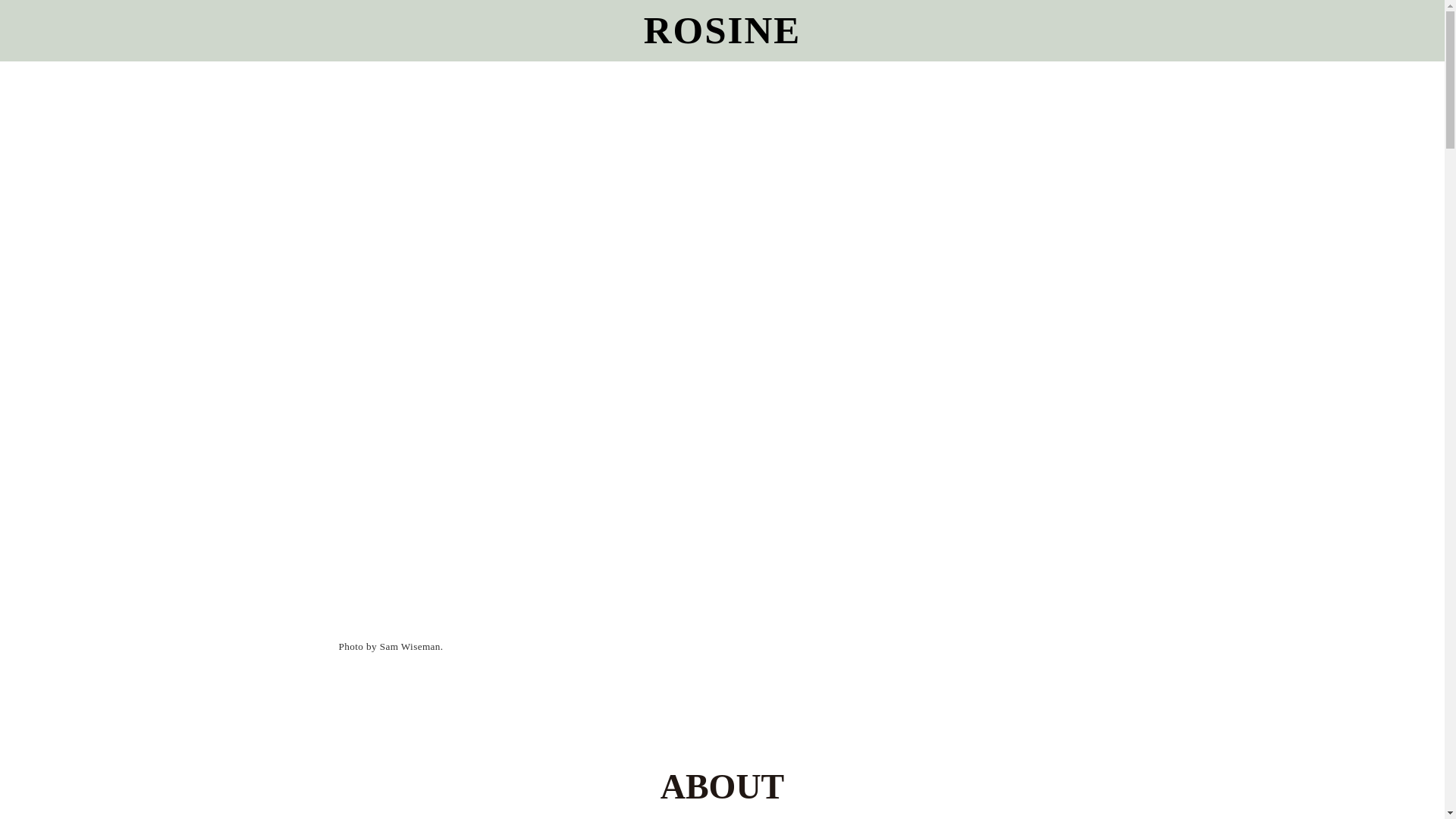 website screenshot of https://rosinetheband.com/