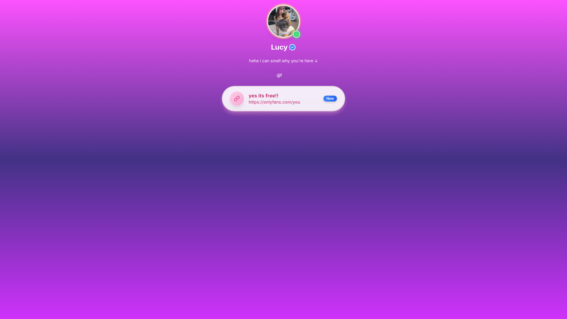 website screenshot of https://spicysocials.me/lucy20newaccount