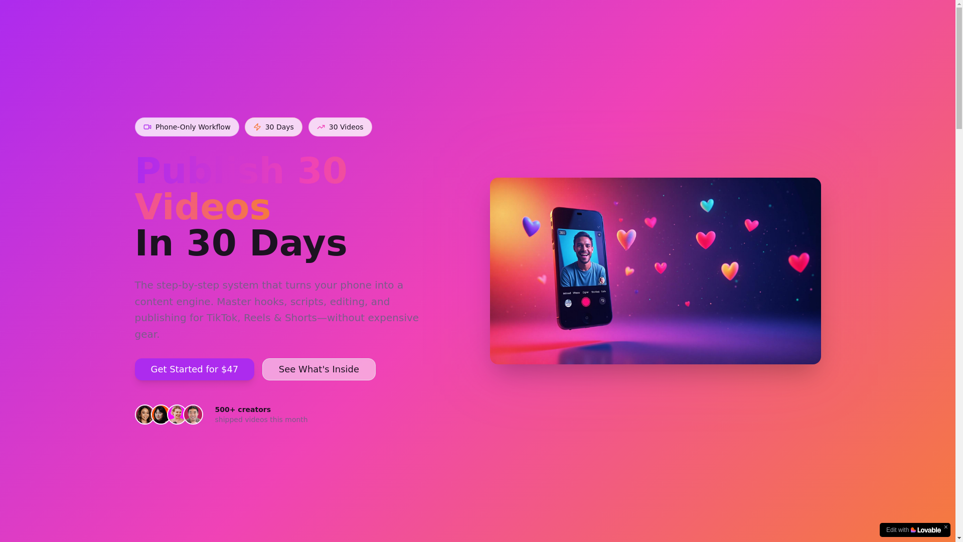 website screenshot of https://lucatraumen.com/