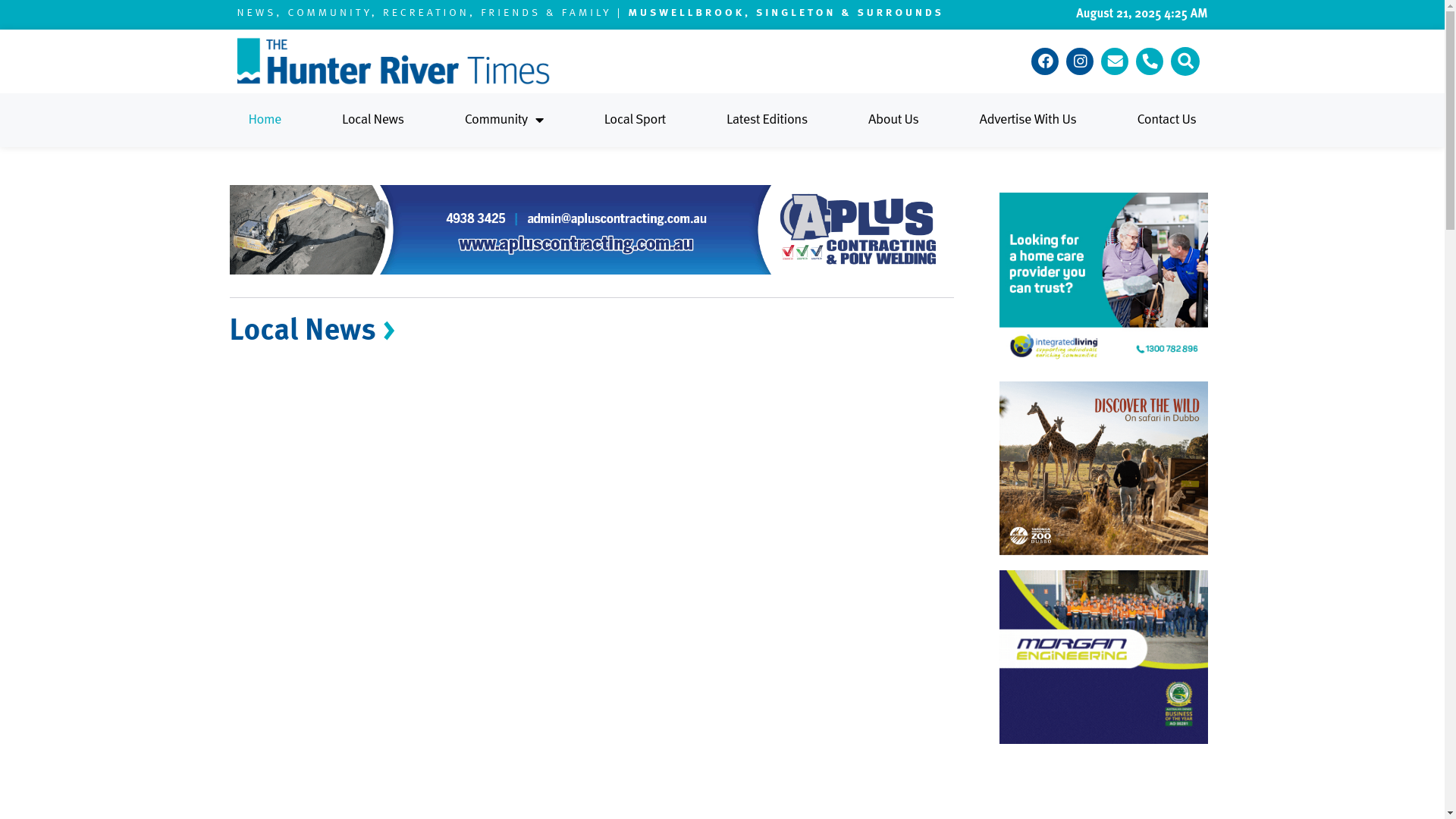 website screenshot of https://hunterrivertimes.online/