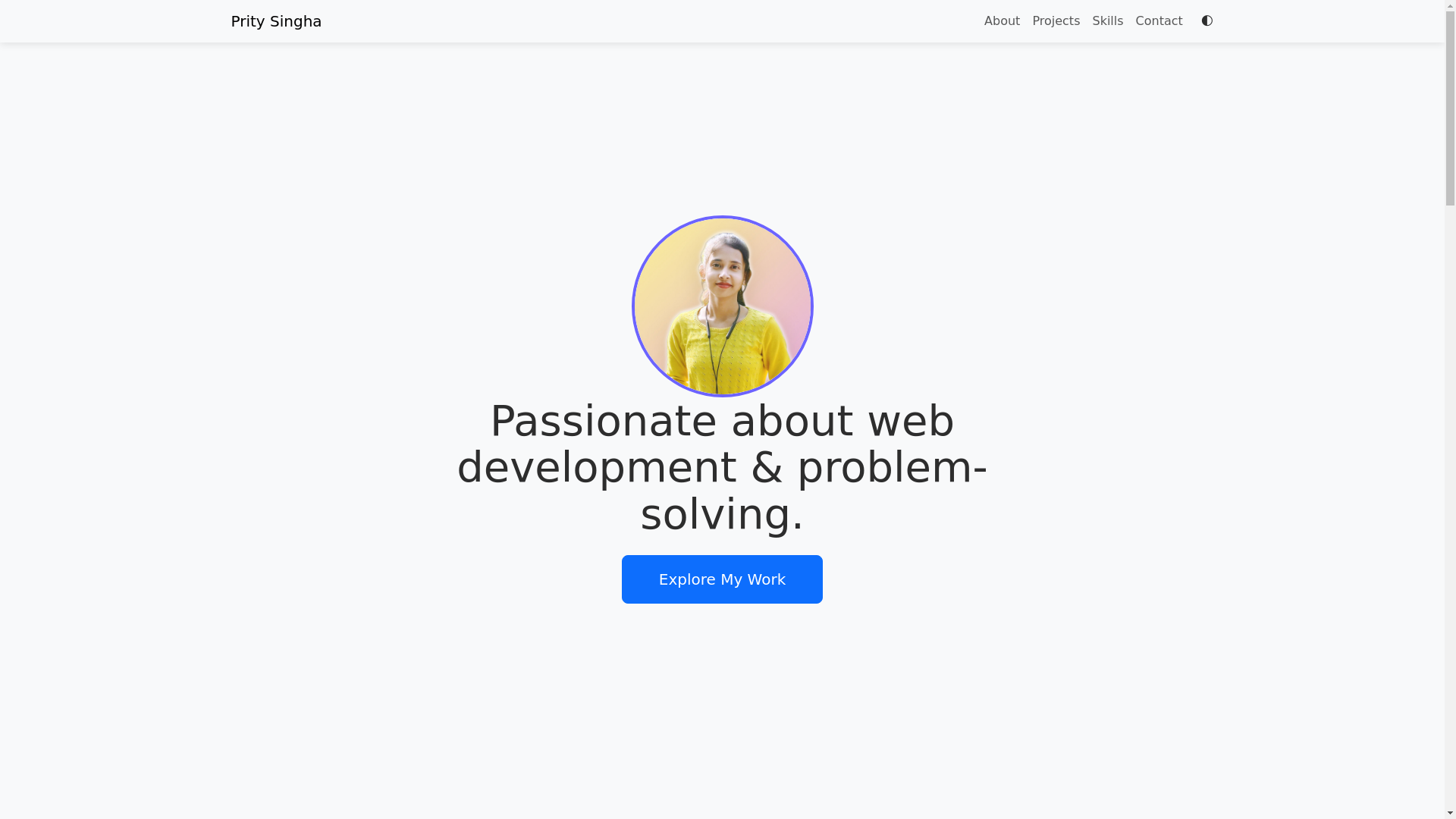website screenshot of https://portfolio-prity-singha.pages.dev/