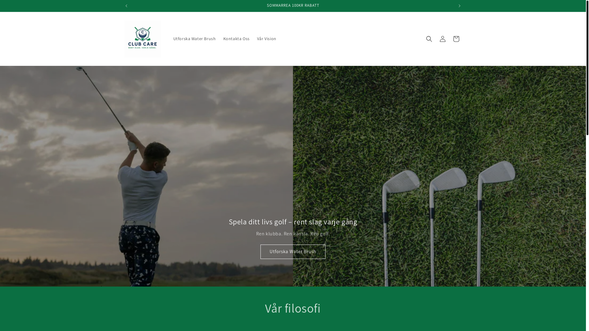 website screenshot of https://clubcare.store/