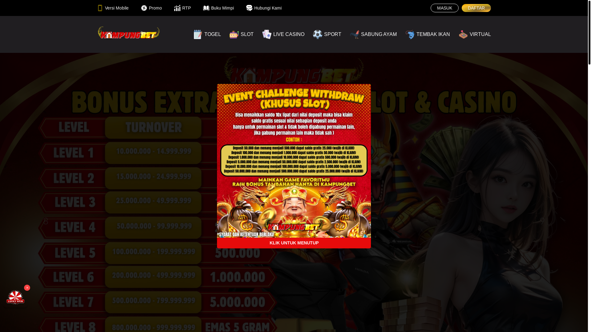 website screenshot of https://kampunghijau.site/