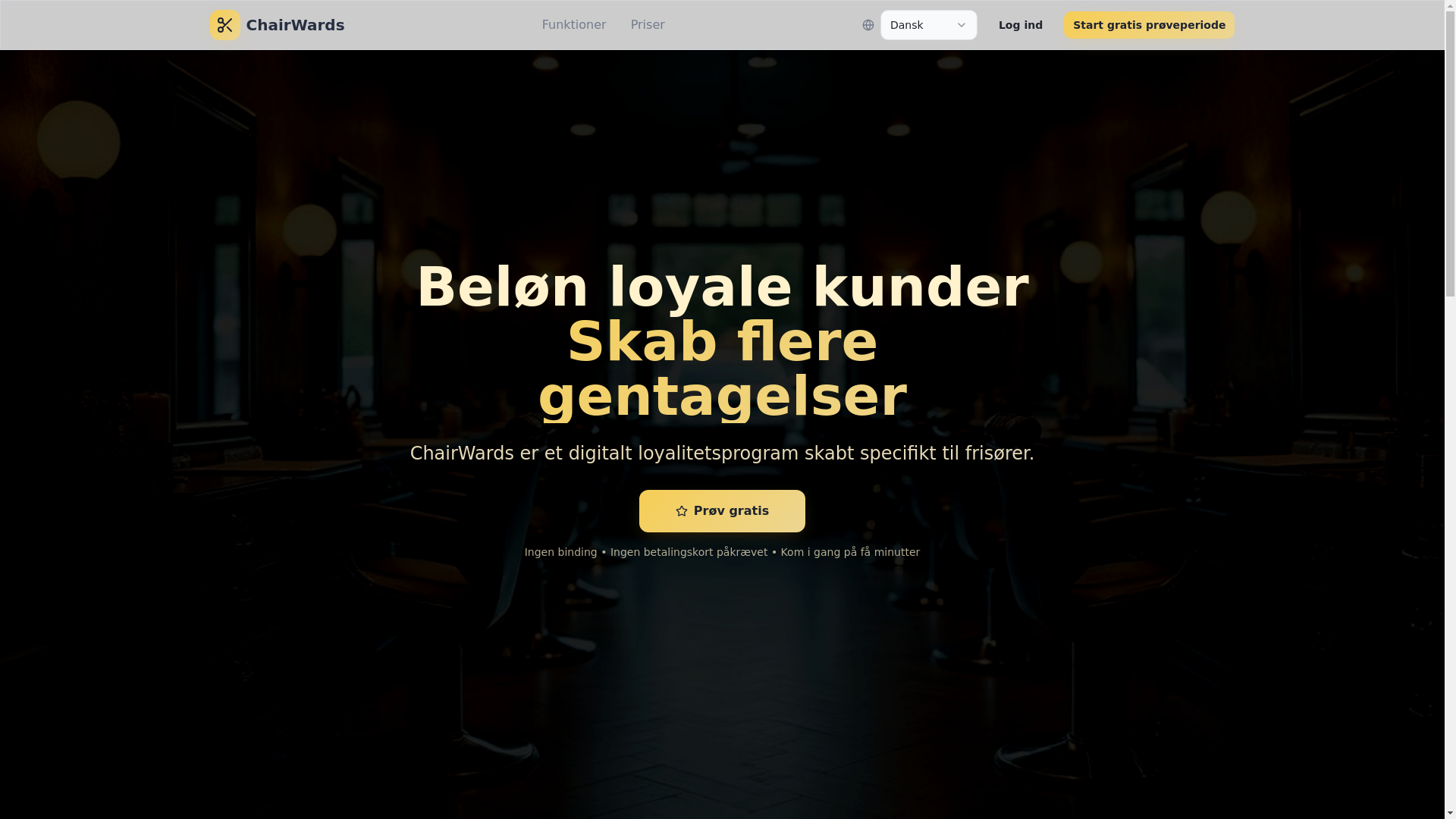 website screenshot of https://chairwards.com/