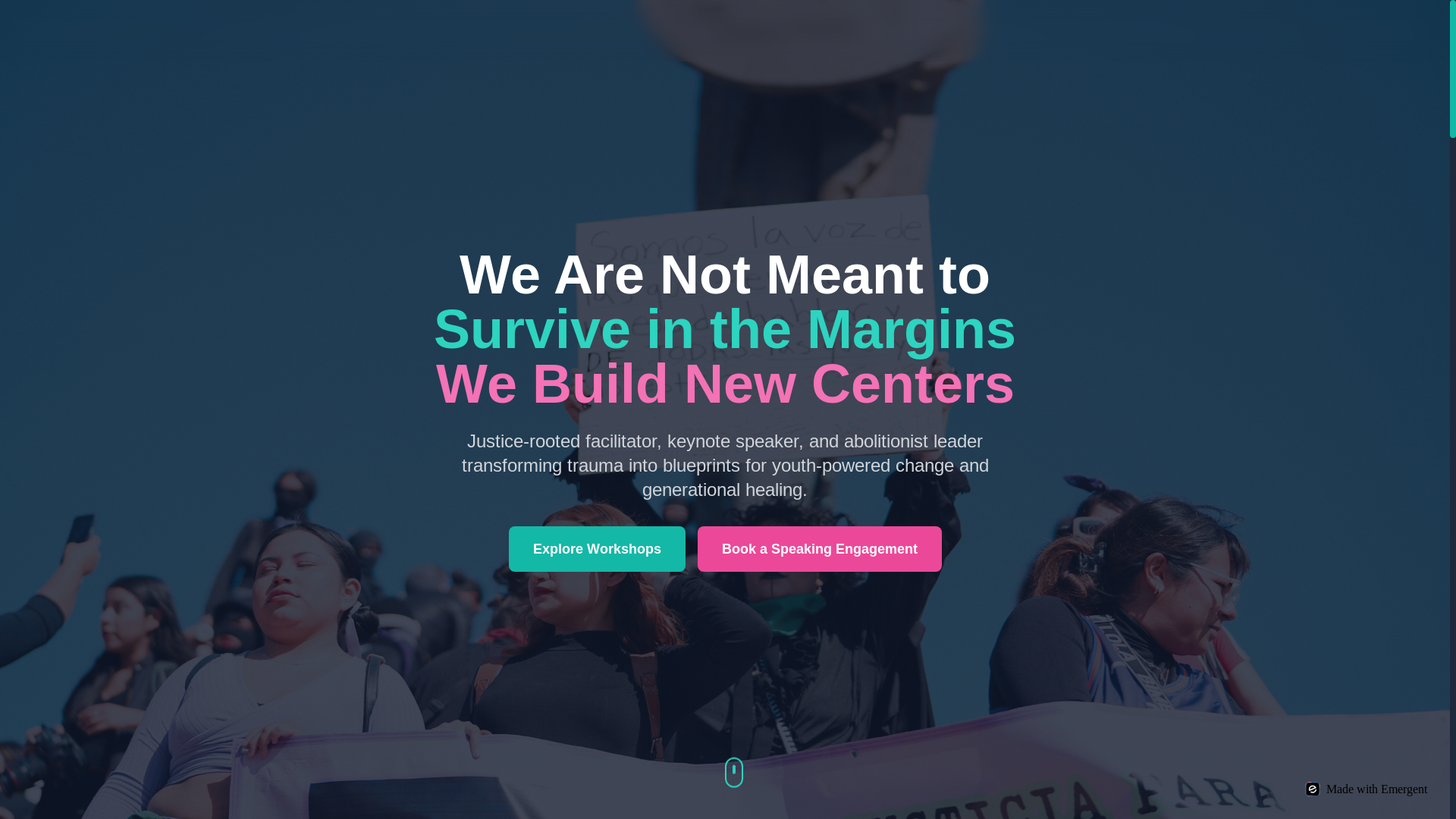 website screenshot of https://thekelliknight.com/