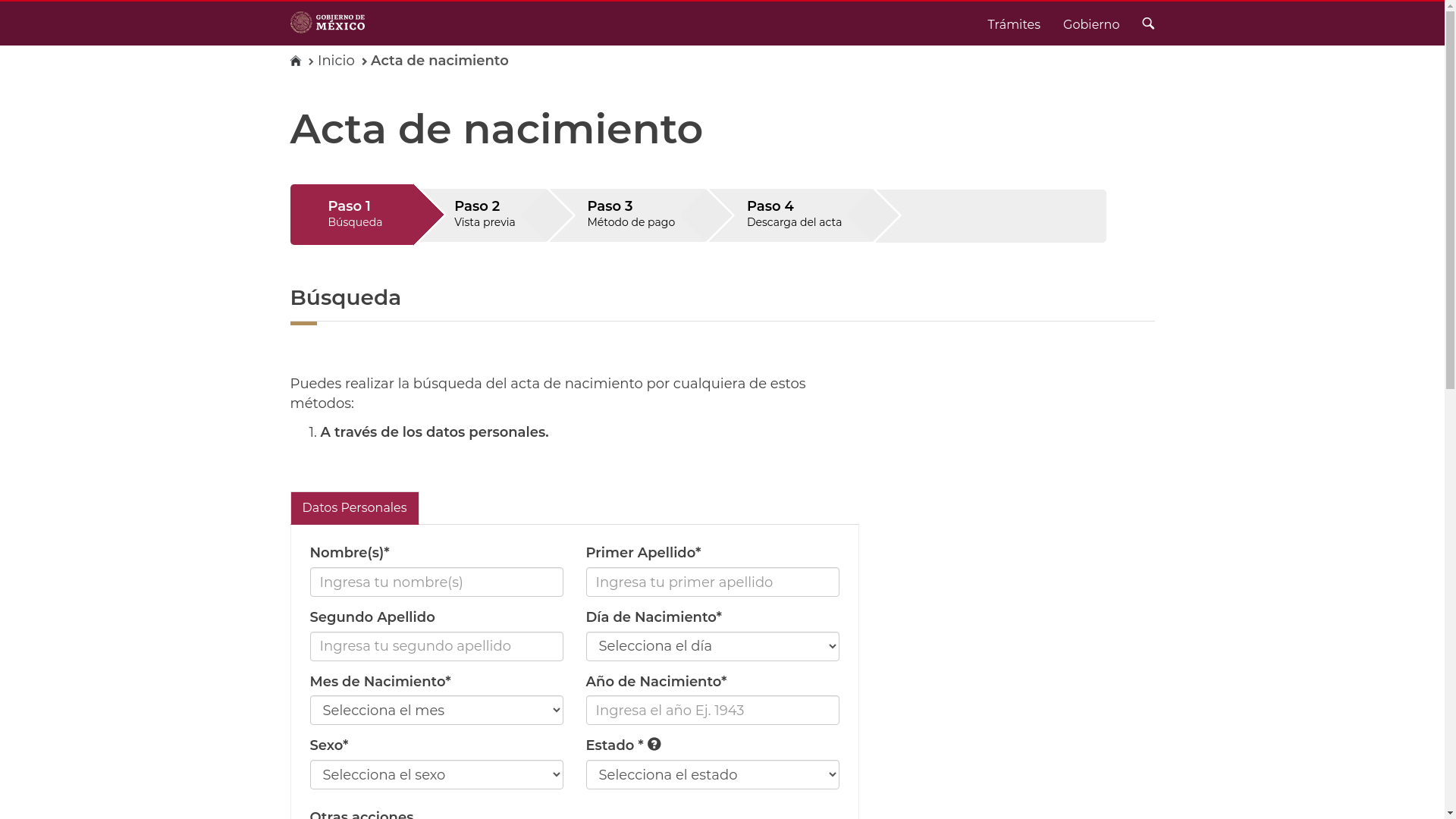 website screenshot of https://gobacta.org/