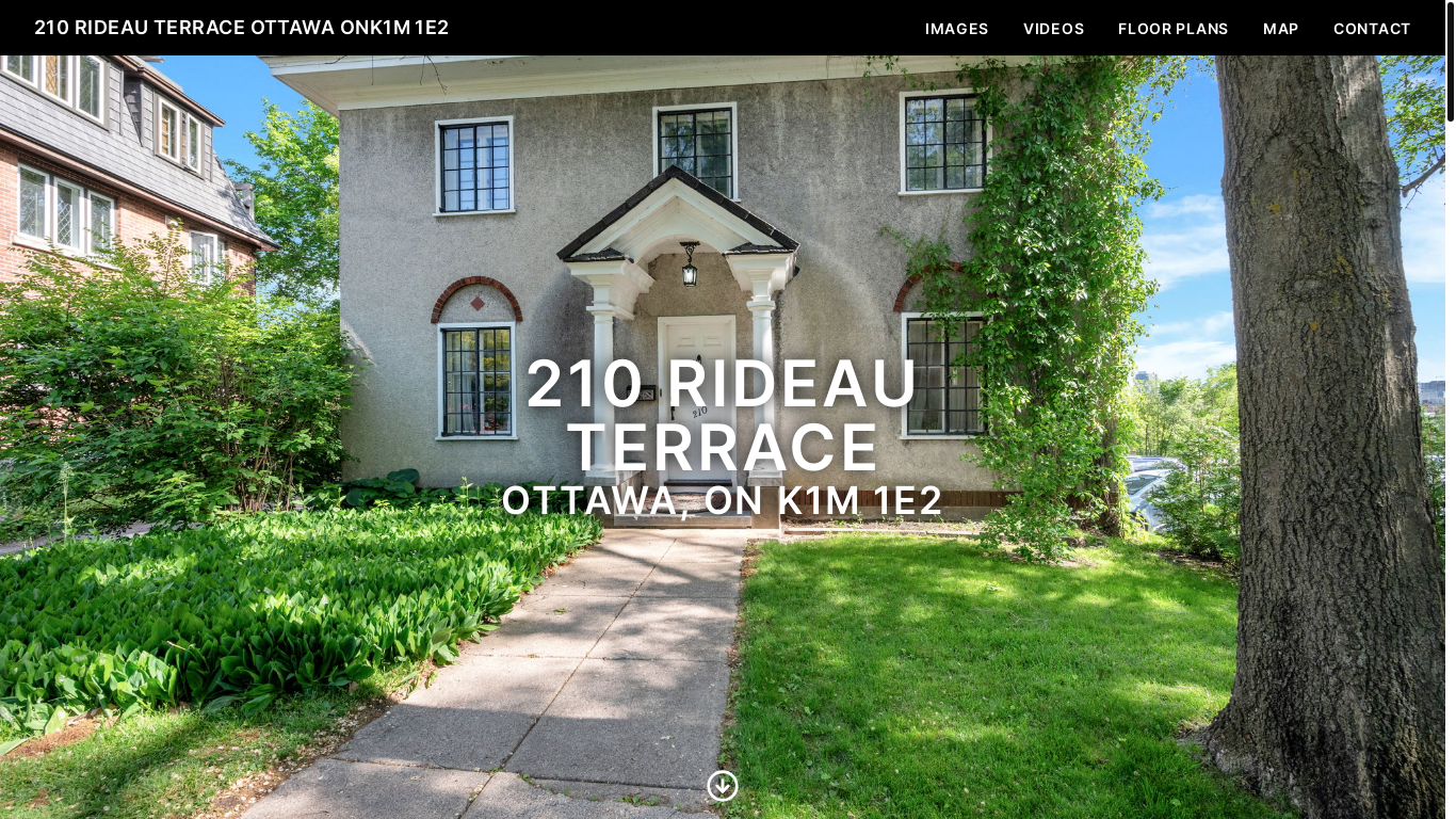 website screenshot of https://210rideauterrace.com/