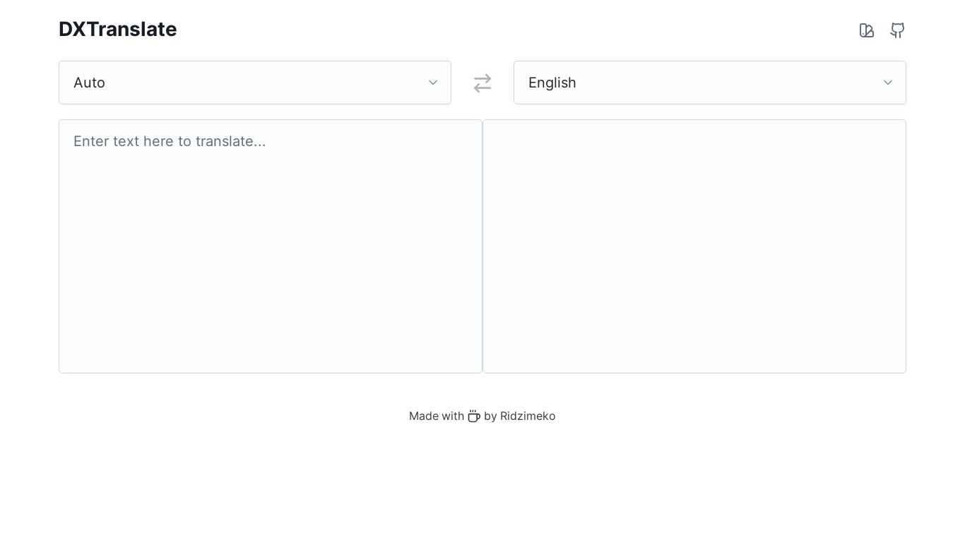 website screenshot of https://dxtranslate.vercel.app/