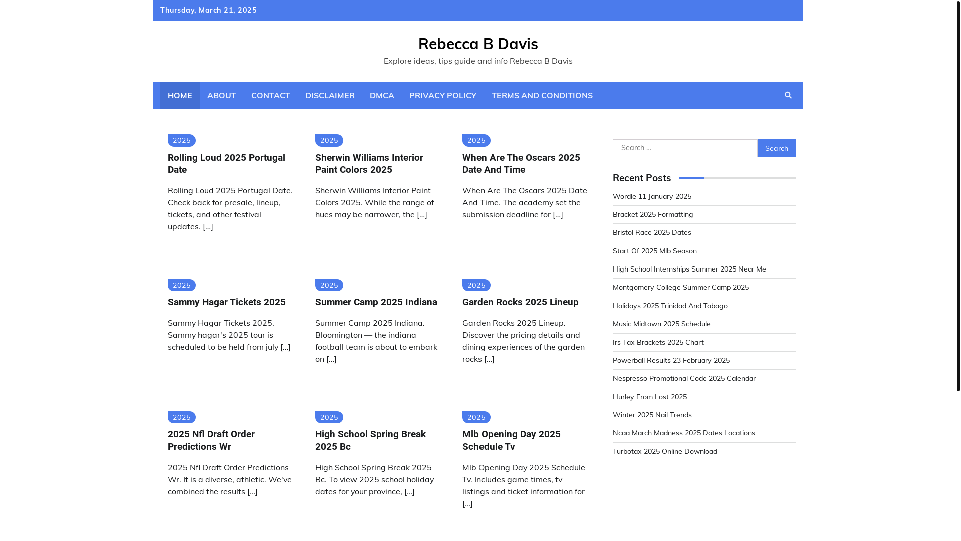 website screenshot of https://rebeccabdavisd.pages.dev/